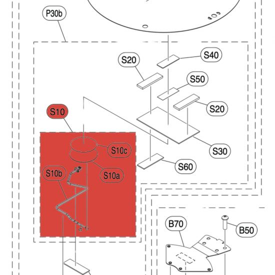 PIEZO CABLE SET - XP100T