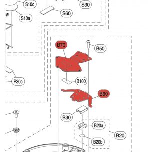 10" PAINTED LID - XP100T