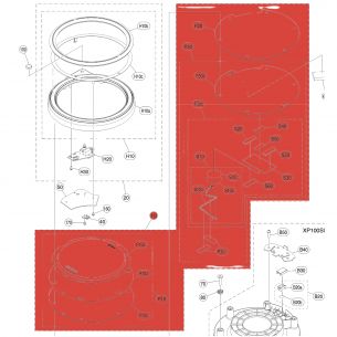ENSEMBLE CAPTEUR DE PAD - XP100SD