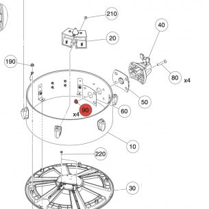 ÉCROU M6 - XP105T-M