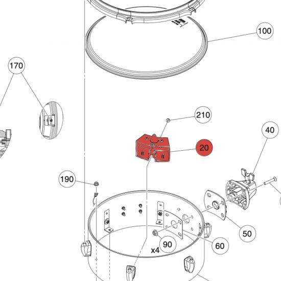 ENSEMBLE CAPTEUR - XP105T-M