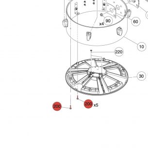 DOUILLE À BOULON 3x10 - XP105T-M