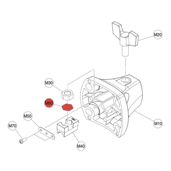 PLAQUE DE BAGUE - XP105T-M