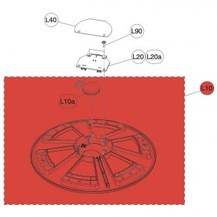BOÎTIER INFÉRIEUR - XP105T-M