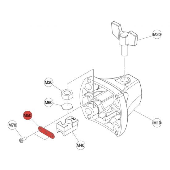 PLAQUE DE VERROUILLAGE RC 3