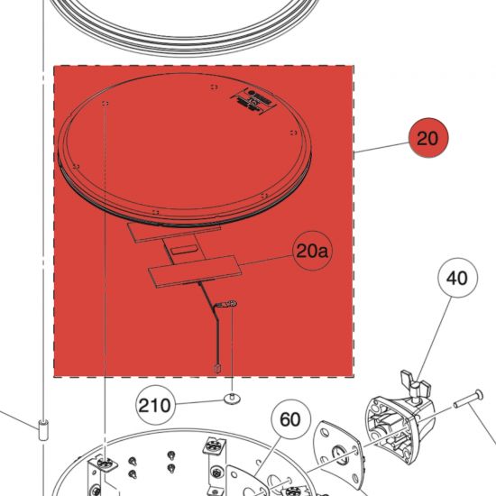PAD 10' TOM XP105T-X