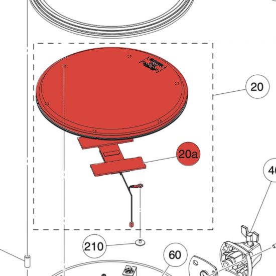 CARTE DE CAPTEUR ASSEMBLÉE 10' - XP105T-X
