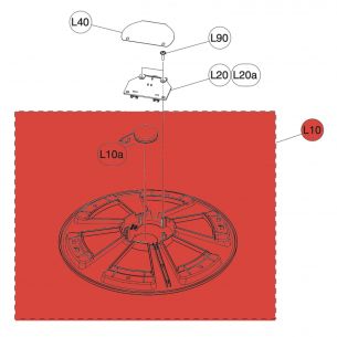 BOÎTIER INFÉRIEUR - XP105T-X