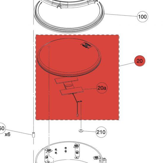 PAD 12' CAISSE CLAIRE CLAIRE - XP125SD-X