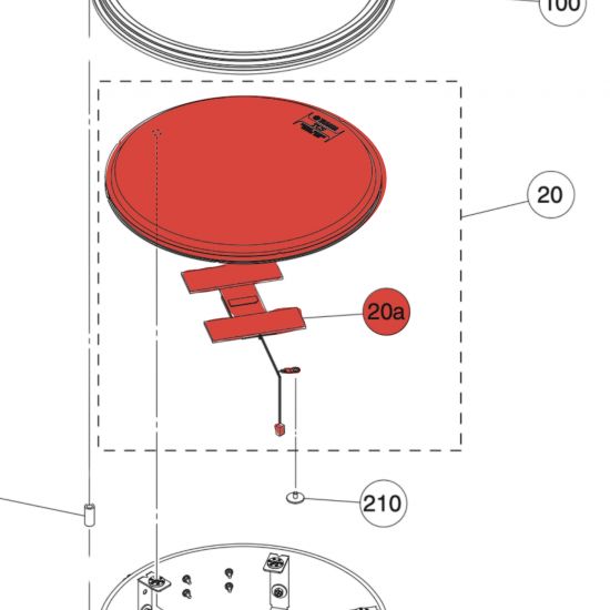 CARTE DE CAPTEUR ASSEMBLÉE 12' - XP125SD-X