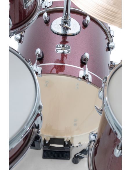 Jeu de 4 Fûts Gretsch Energy Street 16" - Ruby Sparkle