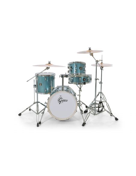 Jeu de 4 Fûts Gretsch Energy Street 16" - Blue Sparkle