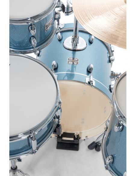 Jeu de 4 Fûts Gretsch Energy Street 16" - Blue Sparkle