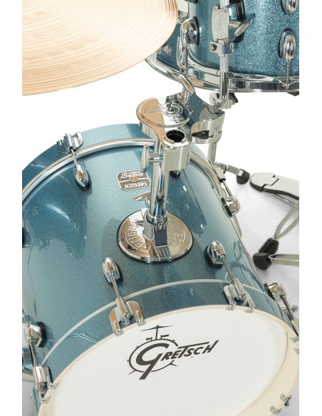 Jeu de 4 Fûts Gretsch Energy Street 16" - Blue Sparkle
