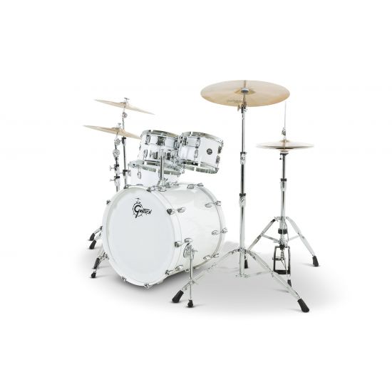 Jeu de 4 Fûts Renown Maple 22" - Piano Blanc