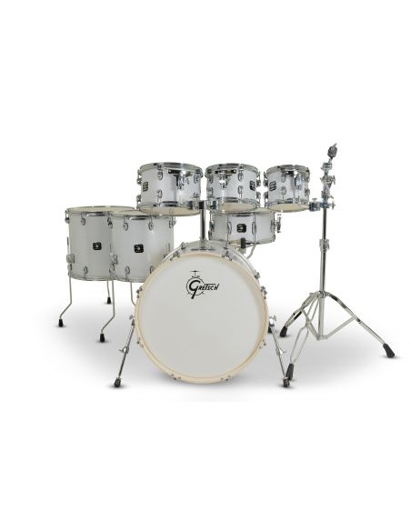 Drum-Set Grestch 7 shells - Energy Street 22" - White