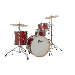 Drum-Set Grestch 4 shells - Catalina Club 22" - Red