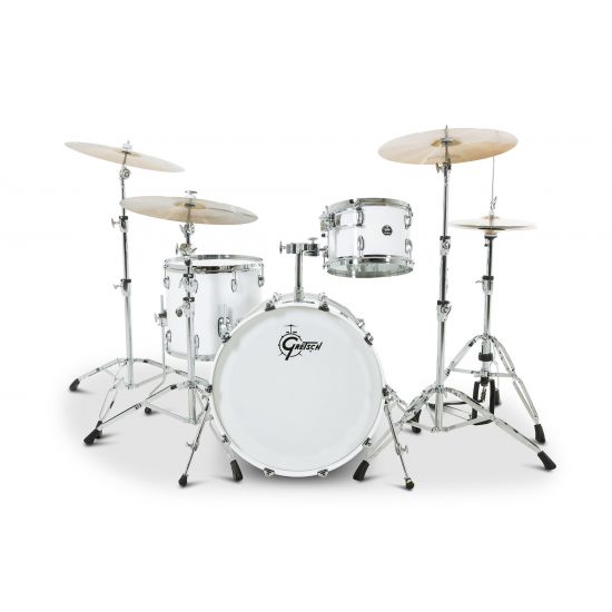 Jeu de 3 Fûts Renown Maple 22" - Piano Blanc