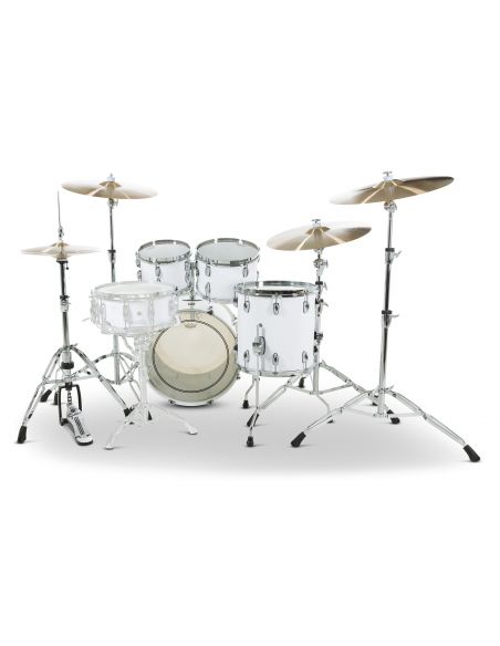 Drum-Set Grestch 4 shells - Renown Maple 20" - White Piano