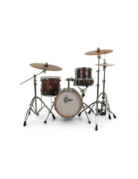 Drum-Set Grestch 4 shells - Catalina Club 16" - Satin Walnut Fade