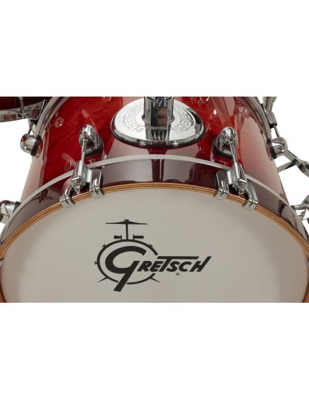 Drum-Set Grestch 4 shells - Catalina Club 16" - Gloss Crimson Burst