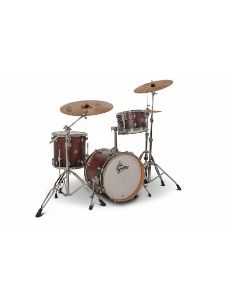 Drum-Set Grestch 3 shells - Catalina Club 18" - Satin Antique Fade