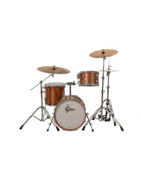 Drum-Set Grestch 3 shells - Catalina Club 18" - Satin Walnut Glaze