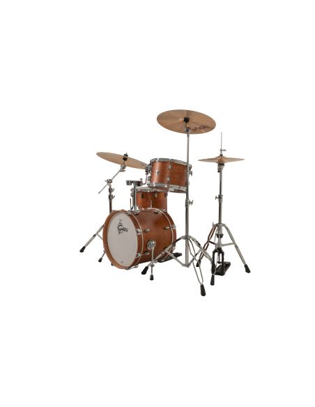 Drum-Set Grestch 3 shells - Catalina Club 18" - Satin Walnut Glaze