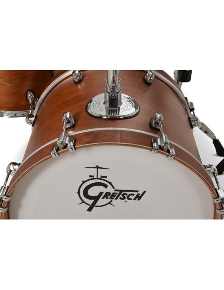 Drum-Set Grestch 3 shells - Catalina Club 18" - Satin Walnut Glaze