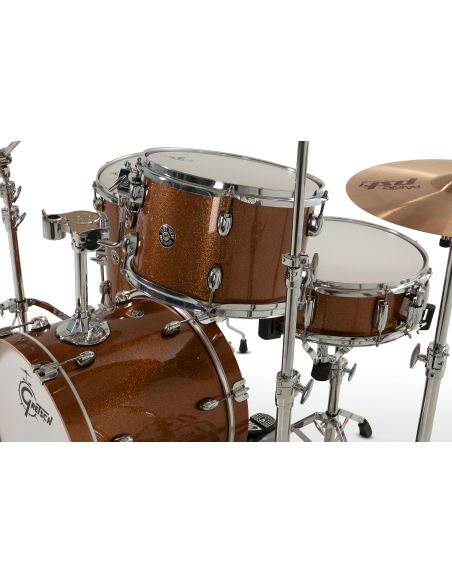 Drum-Set Grestch 3 shells - Catalina Club 18" - Bronze Sparckle