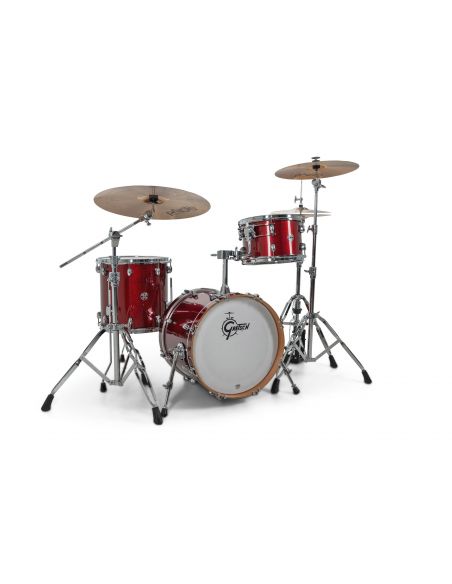 Jeu de 3 Fûts Catalina Club 18" - Dark cherry Sparckle