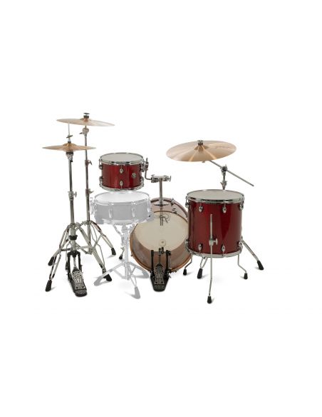 Jeu de 3 Fûts Catalina Club 18" - Dark cherry Sparckle