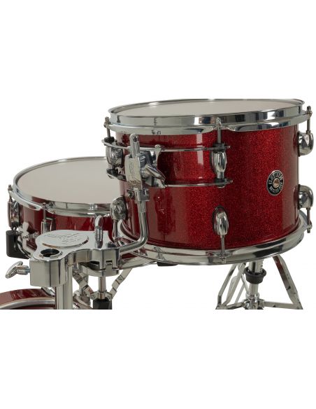 Drum-Set Grestch 3 shells - Catalina Club 18" - Dark cherry Sparckle