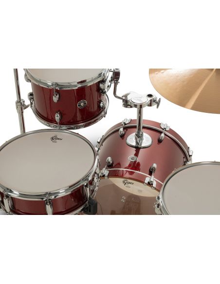 Jeu de 3 Fûts Catalina Club 18" - Dark cherry Sparckle