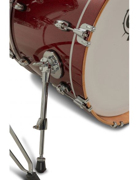 Jeu de 3 Fûts Catalina Club 18" - Dark cherry Sparckle