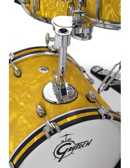 Jeu de 4 Fûts Catalina Club 18" - Yellow Satin Flame