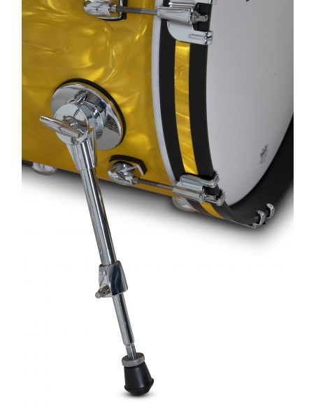 Jeu de 4 Fûts Catalina Club 18" - Yellow Satin Flame