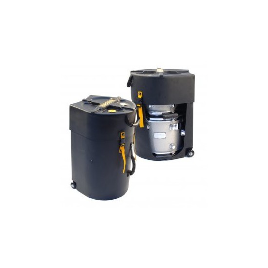 Etui double pour toms 10" et 12", noir