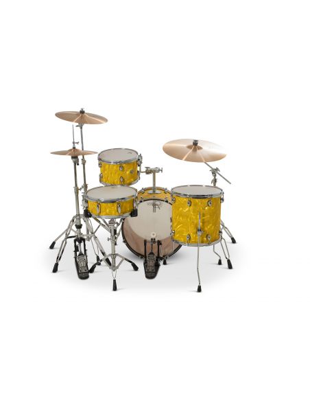 Jeu de 4 Fûts Catalina Club 20" - Yellow Satin Flame
