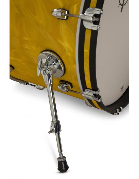 Jeu de 4 Fûts Catalina Club 20" - Yellow Satin Flame