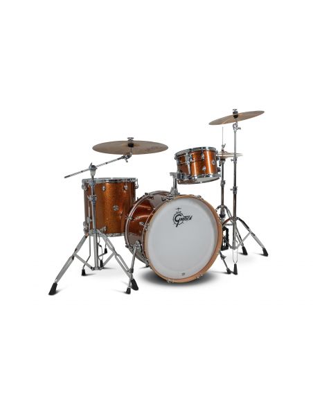 Drum-Set Grestch 3 shells - Catalina Club 22" - Bronze Sparkle