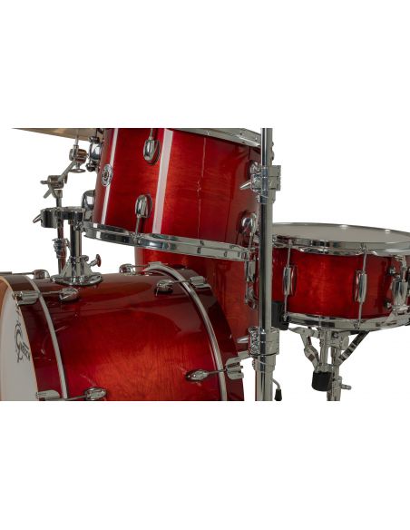 Jeu de 4 Fûts Catalina Club 22" - Gloss Crimson Burst