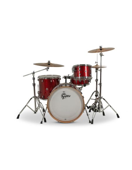 Drum-Set Grestch 4 shells - Catalina Club 22" - Dark Cherry Sparkle