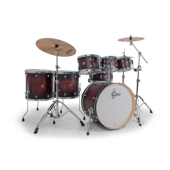 Jeu de 7 Fûts Catalina Maple 22" - Satin Deep Cherry Burst
