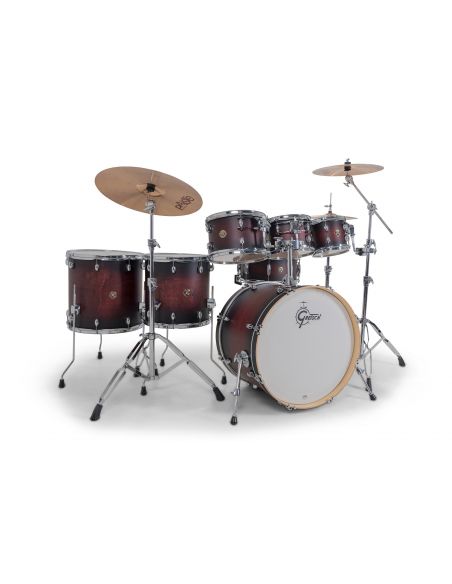 Jeu de 7 Fûts Catalina Maple 22" - Satin Deep Cherry Burst