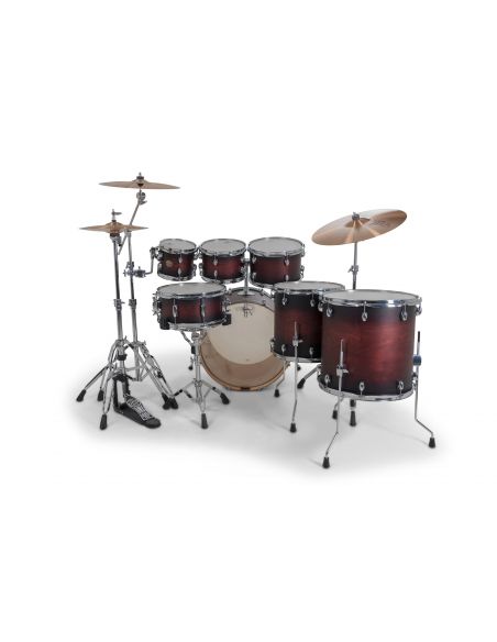 Jeu de 7 Fûts Catalina Maple 22" - Satin Deep Cherry Burst