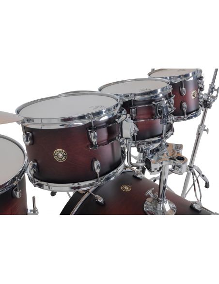 Jeu de 7 Fûts Catalina Maple 22" - Satin Deep Cherry Burst