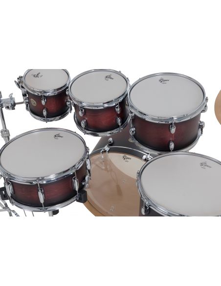 Jeu de 7 Fûts Catalina Maple 22" - Satin Deep Cherry Burst