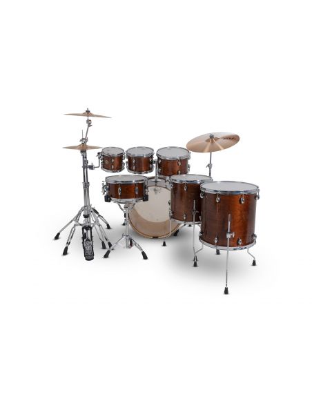 Drum-Set Grestch 7 shells - Catalina Maple 22" - Walnut Glaze