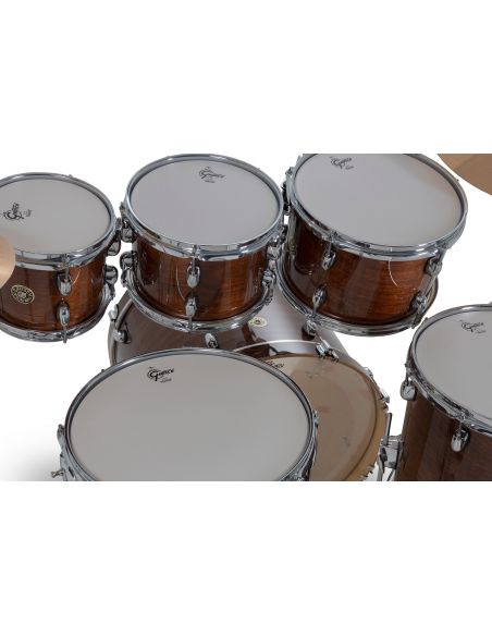 Drum-Set Grestch 7 shells - Catalina Maple 22" - Walnut Glaze